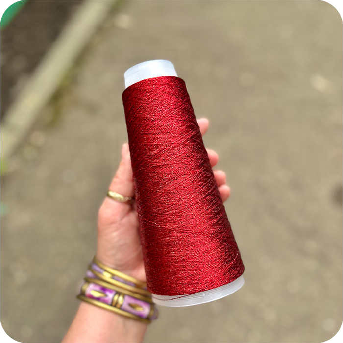 Пряжа с люрексом