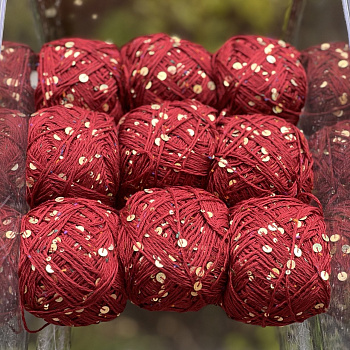 Хлопок с пайетками №30