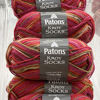 Стоковая носочная пряжа Patons Kroy Socks