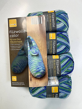 Пряжа для валяния тапочек