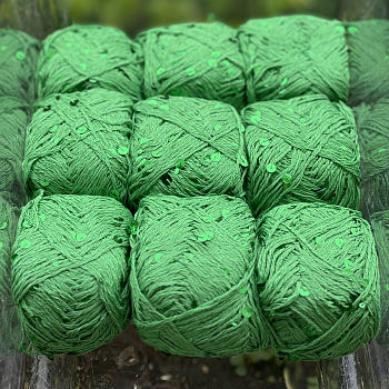 Хлопок с пайетками №6