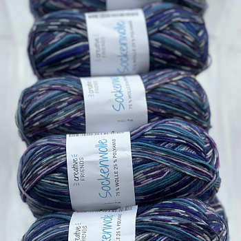 Стоковая носочная пряжа Grundl Creative Friends Sockenwolle