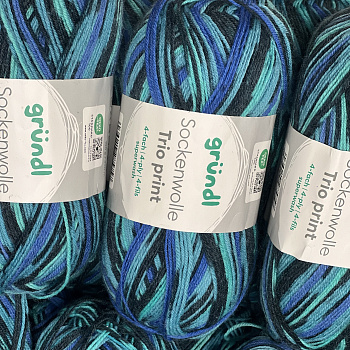 Стоковая носочная пряжа Grundl