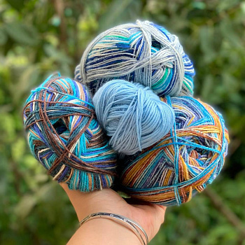 Набор на шарф №10