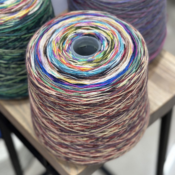 Пряжа для вязания СуперБобинка носочной пряжи №433 75% шерсть superwash, 25% п/а