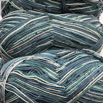 Стоковая твидовая носочная пряжа Pro Lana Fashion 6