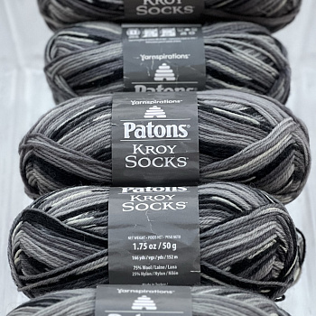 Стоковая носочная пряжа Patons Kroy Socks