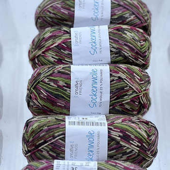 Стоковая носочная пряжа Grundl Creative Friends Sockenwolle