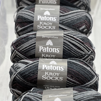 Стоковая носочная пряжа Patons Kroy Socks