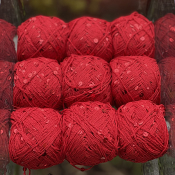 Хлопок с пайетками №22