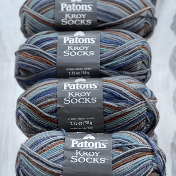Стоковая носочная пряжа Patons Kroy Socks