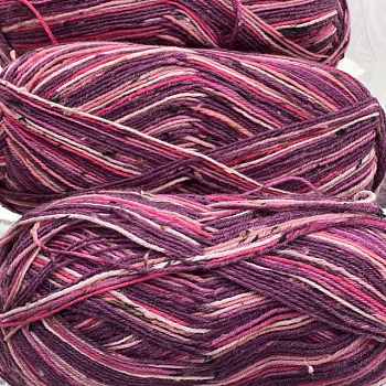 Стоковая твидовая носочная пряжа Pro Lana Fashion 6