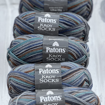 Стоковая носочная пряжа Patons Kroy Socks