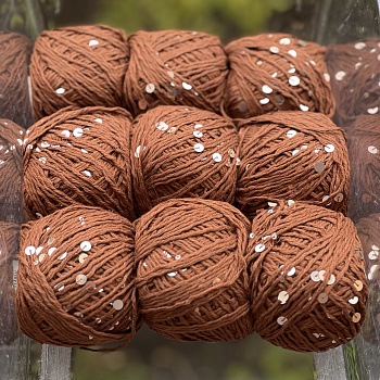 Хлопок с пайетками №28