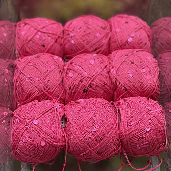 Хлопок с пайетками №5