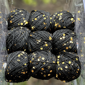 Хлопок с пайетками №15