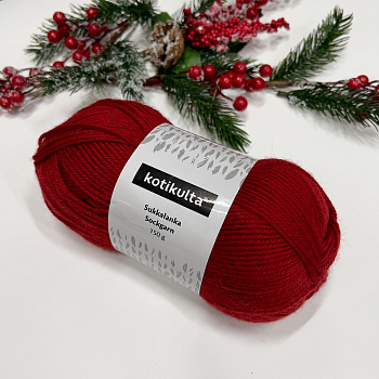 Стоковая новогодняя носочная пряжа